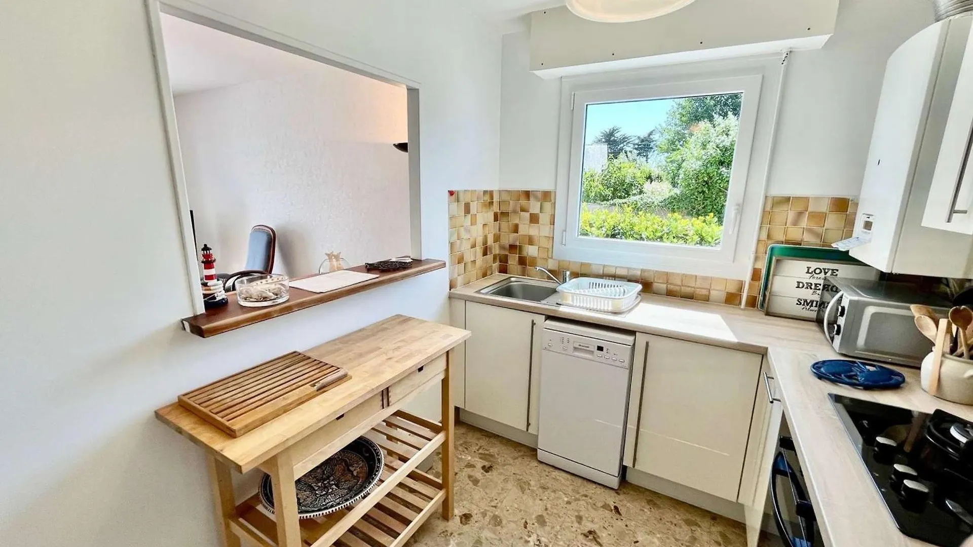 Quiberon - Appartement T3 De 65M² En Rez-De-Chaussee Avec Terrasse, Proche Plage Et Stationnement - Fr-1-478-217 فرنسا